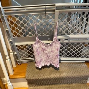 SO brand cropped halter top